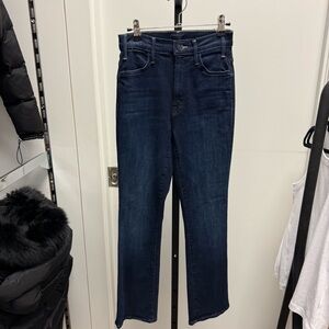 MOTHER The Hustler Ankle Corner Piece, Deep Indigo 24